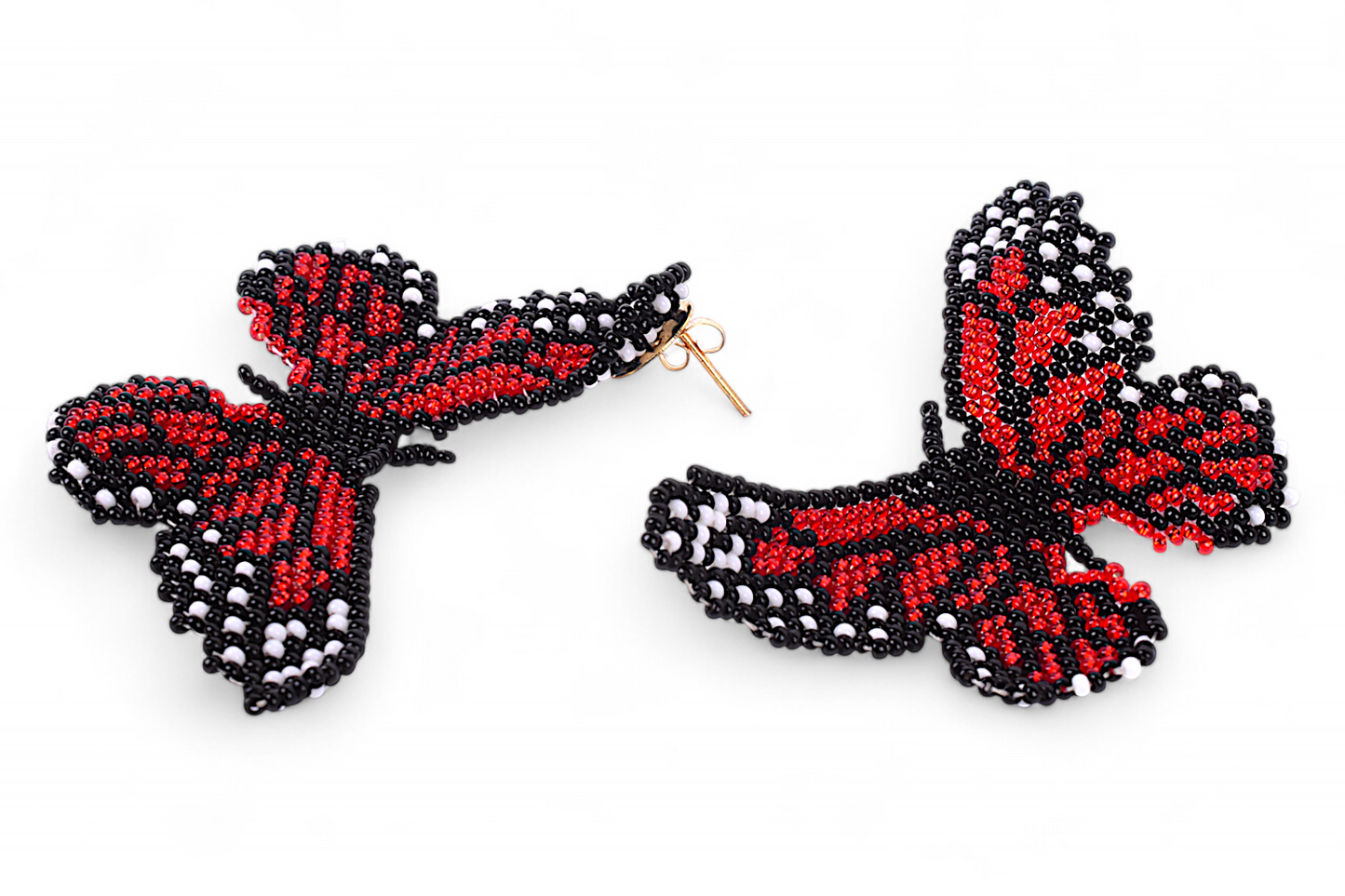 Large Red Butterfly Earing
