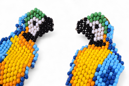 Blue Parrot Earings (Medium)