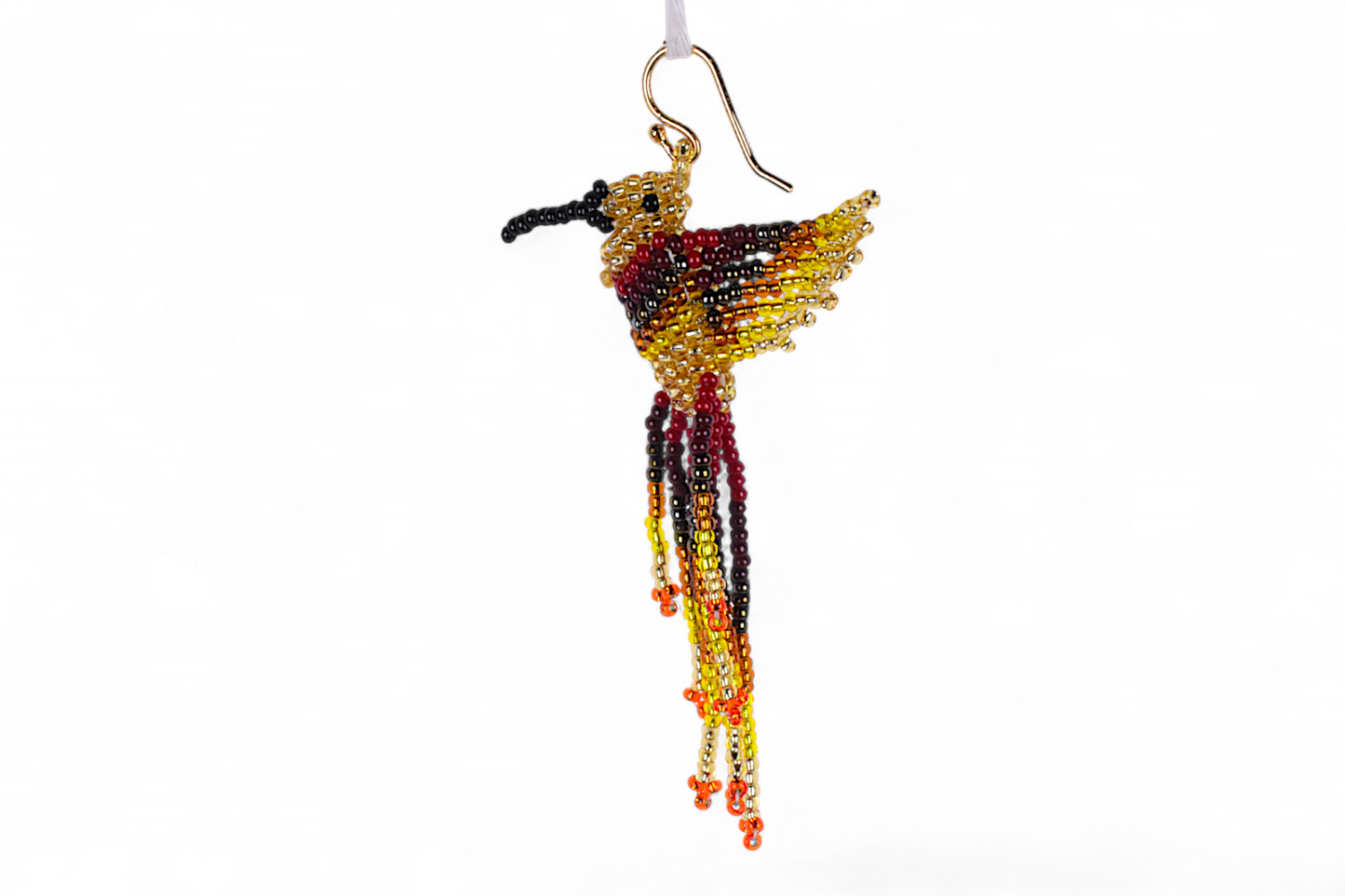 Gold Hummingbird Earings