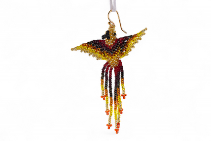 Gold Hummingbird Earings