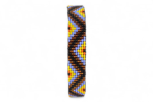 Black & Bronze Zig Zag Bracelet