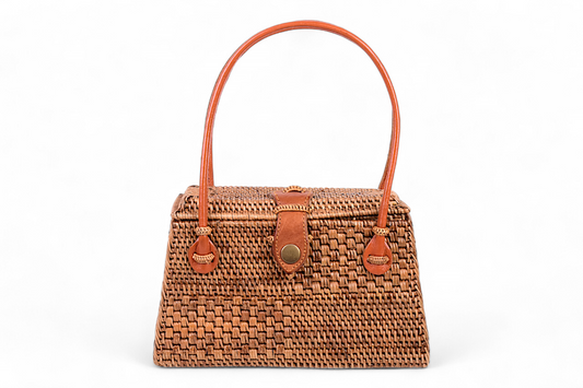 Handmade Rattan Bag - Classic Box